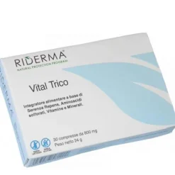 Facos Innovation Riderma Vital Trico Integratore Vitamine Sali Minerali 30 Compresse