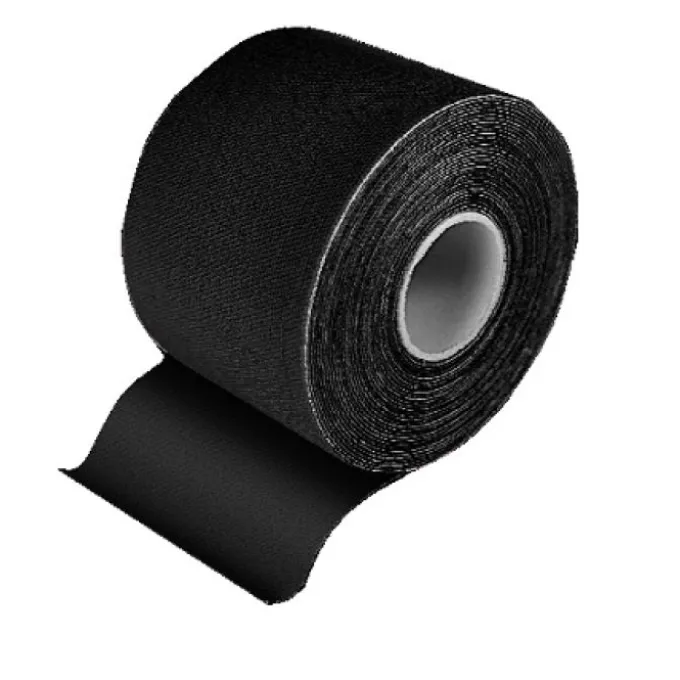 Farmacare Kinesio Taping Benda Autoadesiva Elastica Kinesiologia Nero 5X5 Cm