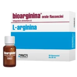 Farmaceutici Damor Spa Farmaceutici Damor Bioarginina Orale 20 Flaconcini X 20Ml, Utile In Caso Di Stanchezza E Affaticamento