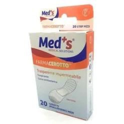 Farmac-Zabban Cerotto Meds Strips Polietilene Ipoallergenico Assortiti 20 Pezzi