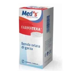 Farmac-Zabban Med's Benda 12/8 Orlata Di Garza 5 M X 5 Cm Bende Non Elastiche