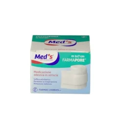 Farmac-Zabban Med's Farmapore Medicazione Autoadesiva Striscia Con Cerotto 1 M X 7 Cm