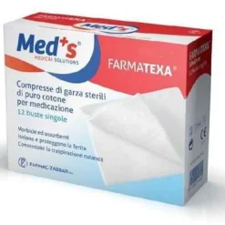 Farmac-Zabban Med's Farmatexa Compresse Di Garza Sterile 36X40 Cm 12 Buste Singole