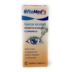 Farmac-Zabban Oftamed''s Gocce Oculari Camomilla E Malva 10 Ml