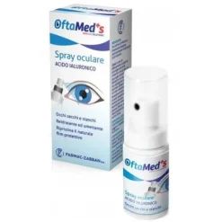 Farmac-Zabban Oftamed's Spray Oculare Acido Ialuronico Occhi Secchi 10 Ml