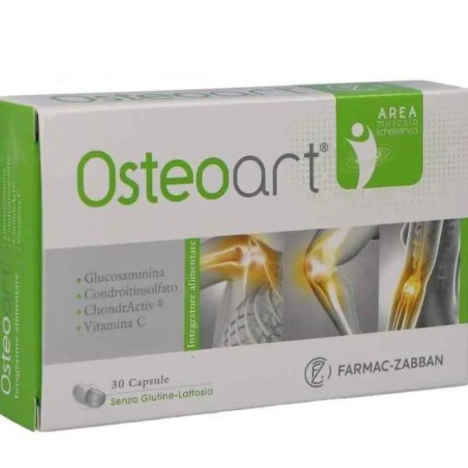 Farmac-Zabban Osteoart Integratore Muscolare 30 Capsule Salute Delle Articolazioni