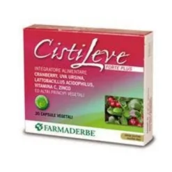 Farmaderbe Cistileve Forte Plus Integratore Apparato Urinario 30 Capsule