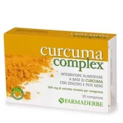 Farmaderbe Curcuma Integrazione Per La Funzione Digestiva 30 Compresse
