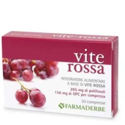 Farmaderbe Vite Rossa Integratore 30 Compresse