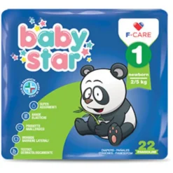 Farvima Medicinali Pannolino Babystar 2/5Kg T1 22 Pezzi