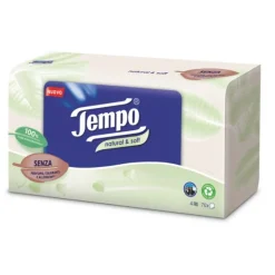 Fazzoletti Di Carta In Fibre Naturali Biodegradabili 10 Pezzi
