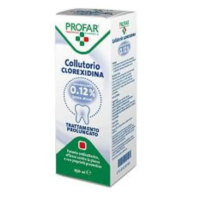 Federfarma.co Collutorio Clorexidina 0,12% 250 Ml Profar Disinfettanti