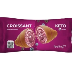 Feeling Ok Croissant Ripieno Di Crema Ai Frutti Di Bosco 50G Pasti Sostitutivi
