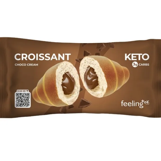 Feeling Ok Croissant Ripieno Di Crema Al Cioccolato 50 G Pasti Sostitutivi