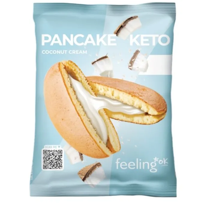 Feeling Ok Pancake Keto Coconut Cream 50 G Alimenti Iperproteici