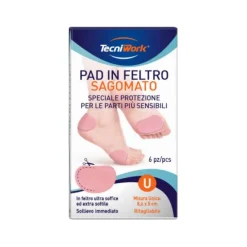 Feltro Adesivo Lana Protezione Piede 2 Pezzi