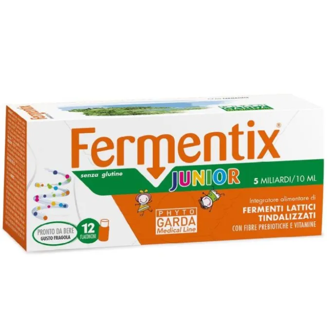 Fermentix Plus Junior Integratore Fermenti Lattici 12 Flaconcini