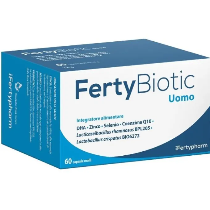 Fertybiotic Uomo 60 Capsule Integratori Fertilita E Libido