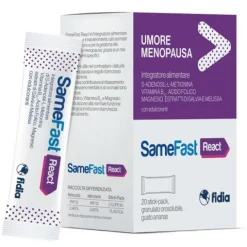 Fidia Samefast React Integratore Per Tono Dell'umore E Menopausa 20 Stick