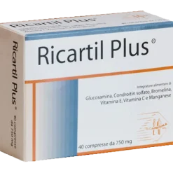 Filca Farma Ricartil Plus Integratore Per Cartilagine 40 Compresse 750 Mg