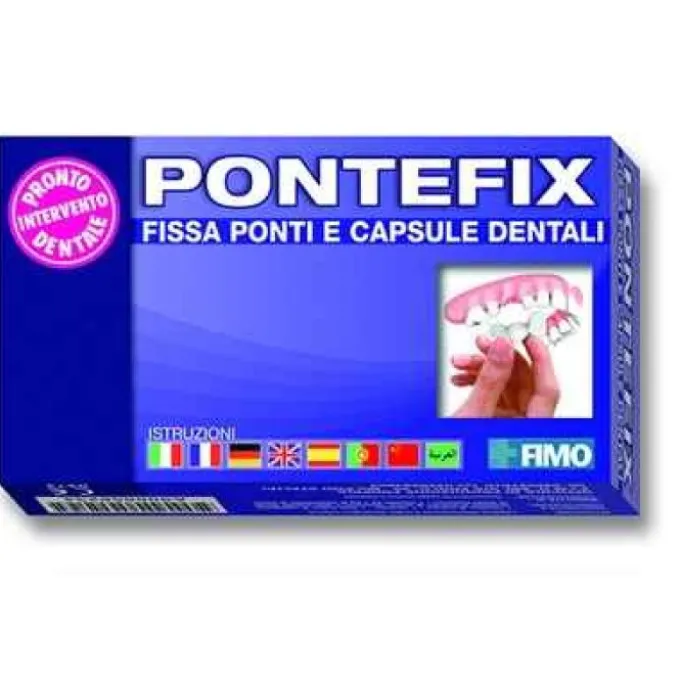 Fimo Pontefix Set Fissaggio Ponti E Capsule Dentali 7G Accessori E Pronto Intervento Protesi