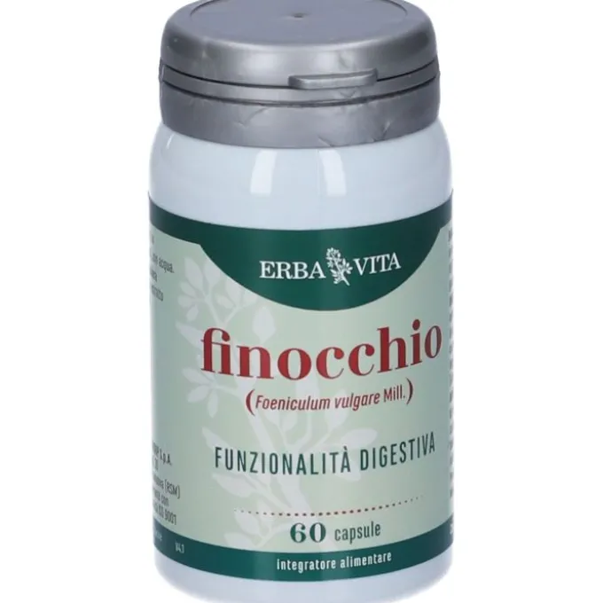 Finocchio 60 Capsule Senza Glutine Adatto Ai Vegani Gonfiore