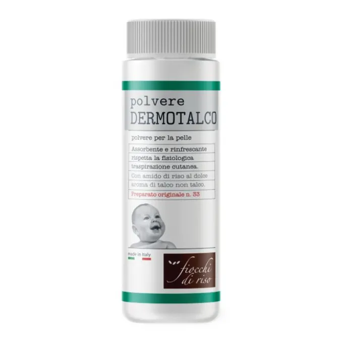 Fiocchi Di Riso Polvere Dermotalco Rinfrescante Assorbente 100 G