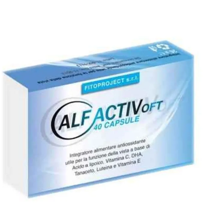 Fitoproject Alfactiv Oft Integratore Benessere Visivo 40 Compresse Patologie Oculari
