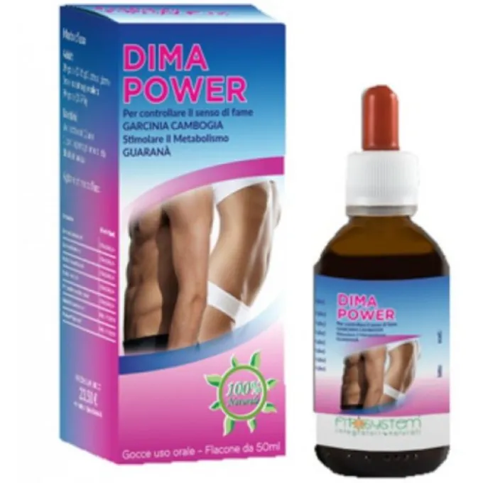 Fitosystem Snc Dima Power 50 Ml Controllo Della Fame E Del Metabolismo