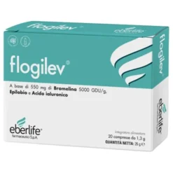 Flogilev 20 Compresse Da 1,3 G Senza Glutine Naturalmente Privo Di Lattosio