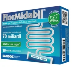 Flormidabil Daily Polvere Integratore Fermenti Lattici 10 Bustine