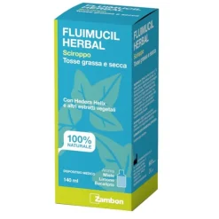 Fluimucil Herbal Sciroppo Tosse Grassa E Secca 140 Ml Aromamiele Limone Eucalipto Senza Glutine Senza Lattosio