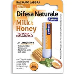 Forhans Balsamo Labbra Difesa Naturale Milk&Honey