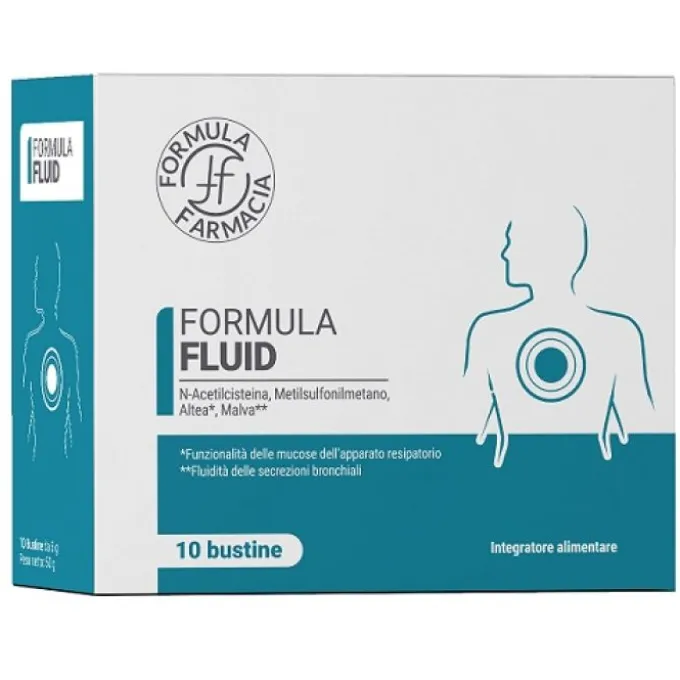 Formula Farmacia Formula Fluid 10 Buste - Integratore Alimentare Depurativi E Disintossicanti