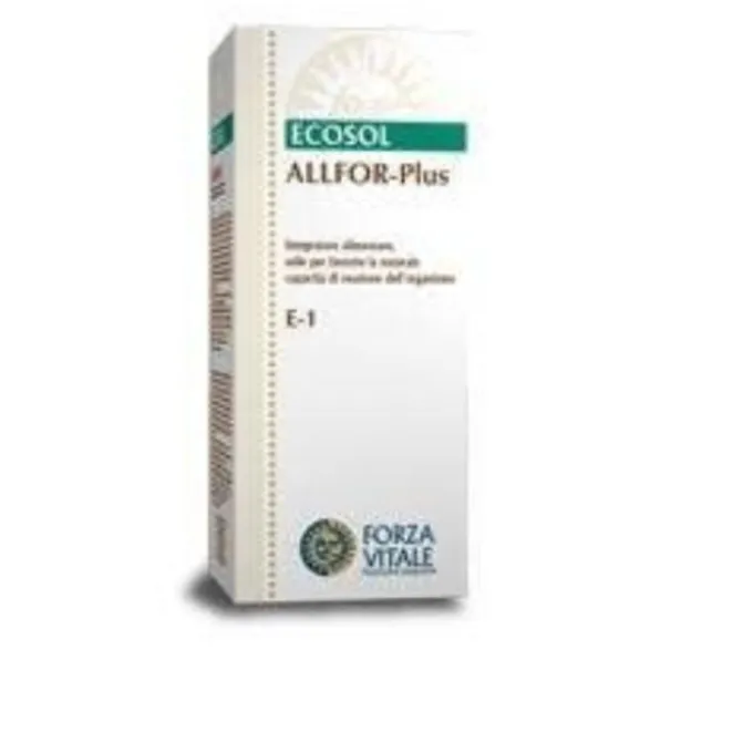 Forza Vitale Ecosol Allfor Plus E1 Integratore 60 Compresse 25 G Antistaminici Sistemici