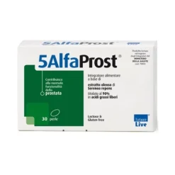 Future Live 5 Alfaprost Integratore Funzionalità Prostata 30 Perle Salute Intima Uomo