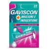 Gaviscon Bruciore E Indigestione 24 Bustine Sospensione Orale 500 Mg + 213 Mg + 325 Mg Gusto Frutti Rossi