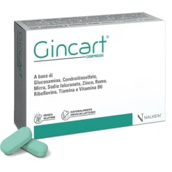 Gincart 30 Compresse Rivestite Da 1,25 G Senza Glutine Naturalmente Privo Di Lattosio