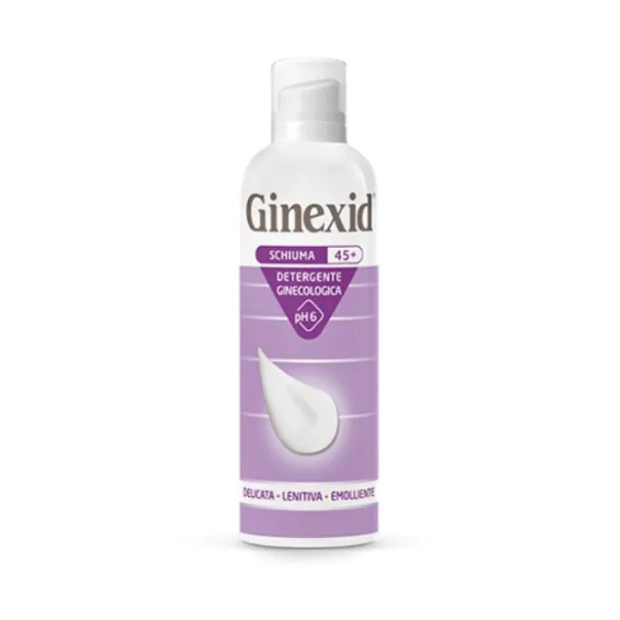 GINEXID 45+ SCHIUMA DETERGENTE GINECOLOGICA 150 ML - DISPOSITIVO MEDICO CLASSE I