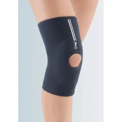 Ginocchiera Traspirante Con Stabilizzatore Rotuleo Ad Anelloin Silicone S