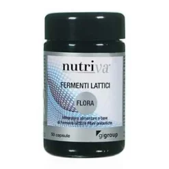 Giuriati Nutriva Flora Integratore Fermenti Lattici 50 Compresse