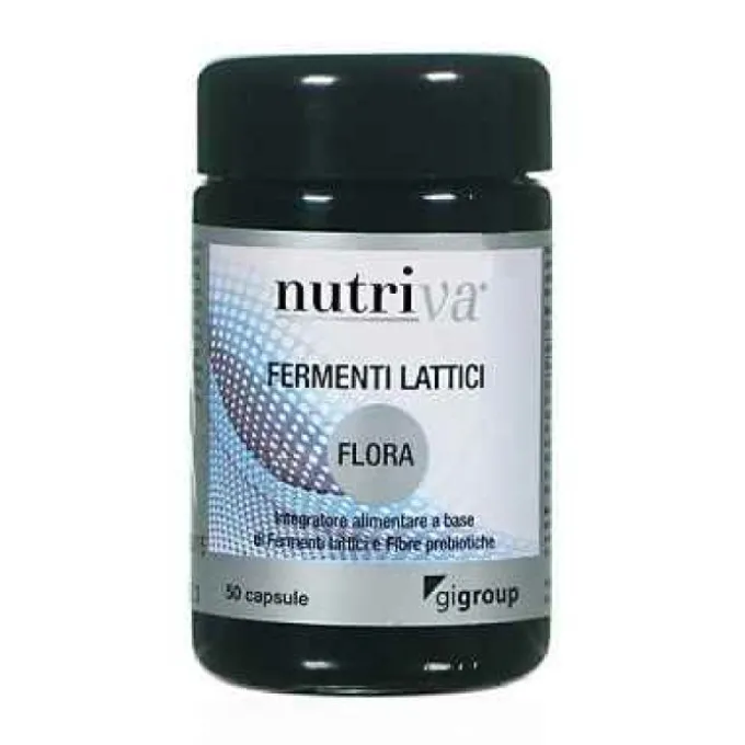 Giuriati Nutriva Flora Integratore Fermenti Lattici 50 Compresse