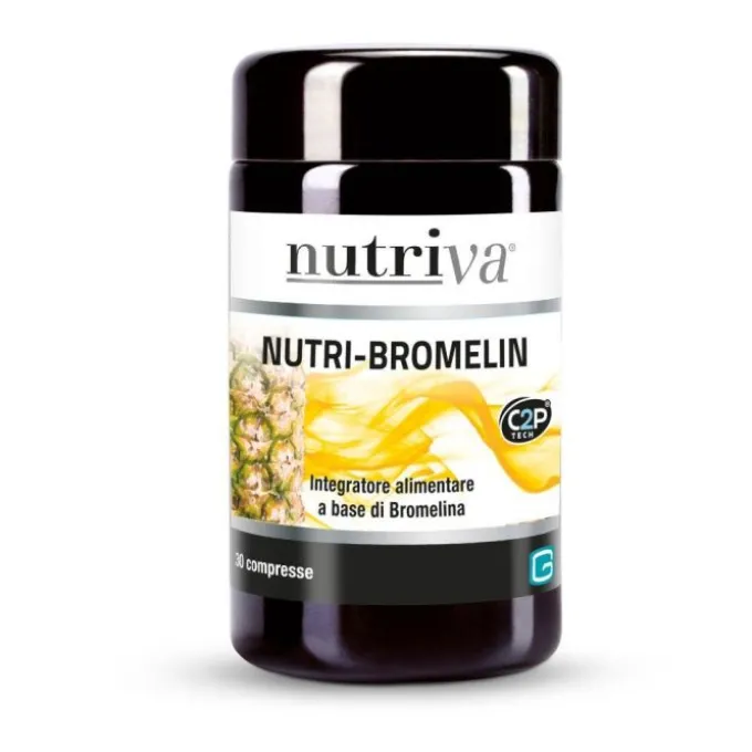 Giuriati Nutriva Nutri-Bromelin Integratore 30 Compresse Cellulite