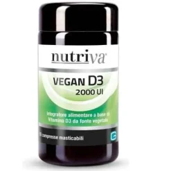 Giuriati Nutriva Vegan D3 60 Compresse 2000Ui Salute Delle Ossa