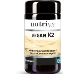Giuriati Nutriva Vegan K2 Integratore Vitamina K 30 Compresse Salute Delle Ossa