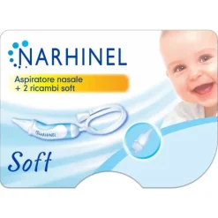 Glaxosmithkline Narhinel Aspiratore Nasale Soft Neonati E Bambini + 2 Ricambi Soft