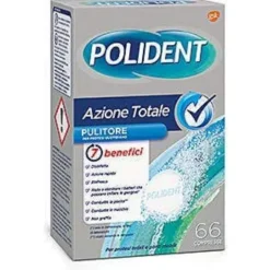 Glaxosmithkline Polident Azione Totale Pulitore Per Protesi E Dentiere 66 Compresse