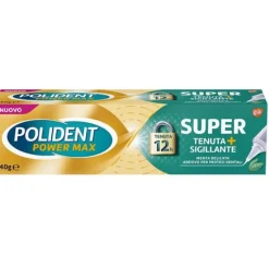 Glaxosmithkline Polident Super Tenuta + Sigillante Per Protesi Dentale Gusto Menta 40G