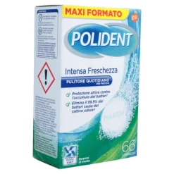 Glaxosmithkline Polident Tripla Freschezza Pulitore Per Protesi E Dentiere 66 Compresse