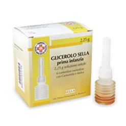 Glicerolo Sella Prima Infanzia 6 Contenitori Monodose 2,25G Soluzione Rettale Camomilla/Malva